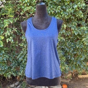 Athleta Navy Blue Sleeveless Tabk Top Athleisure